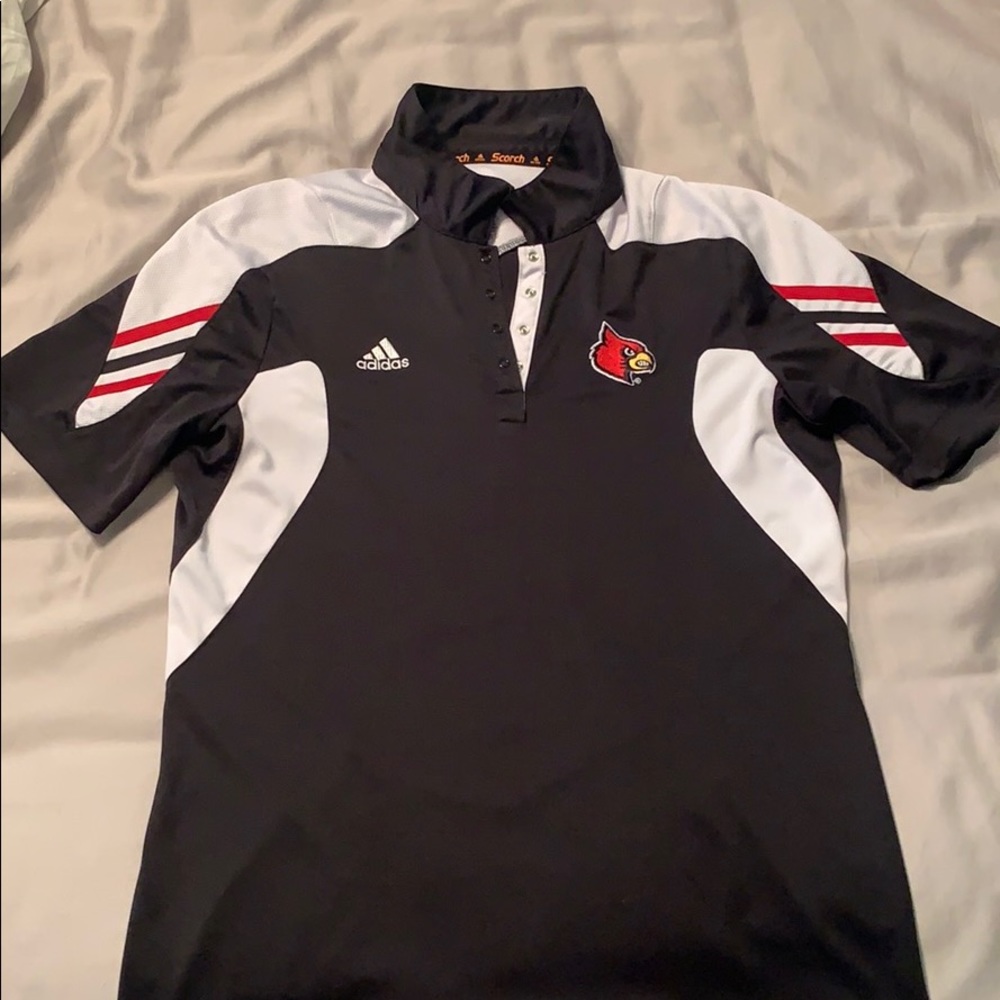 Adidas Clim-a-lite Polo / Louisville Cardinals